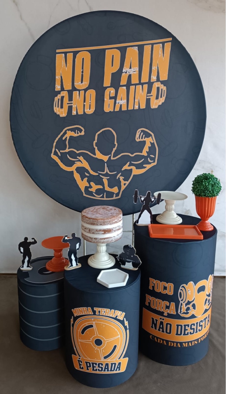 Kit Prata No Pain No Gain  - Cantinho da Cris Reis