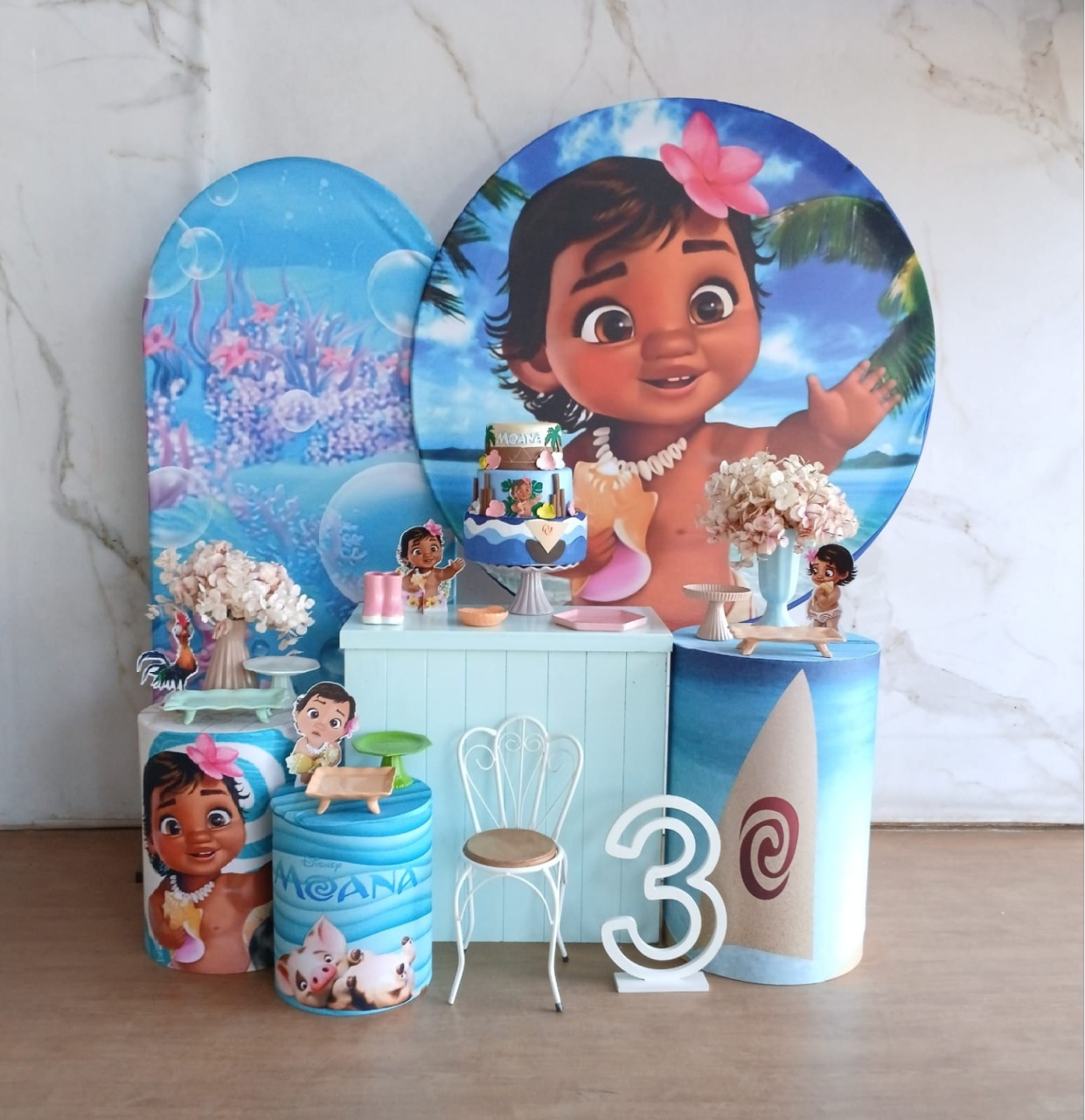Kit Diamante Moana Baby - Cantinho da Cris Reis