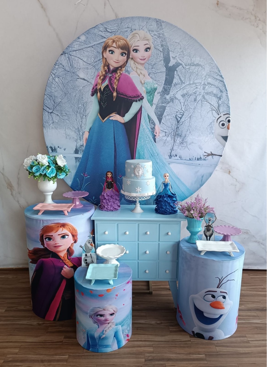 Kit Ouro Frozen  - Cantinho da Cris Reis