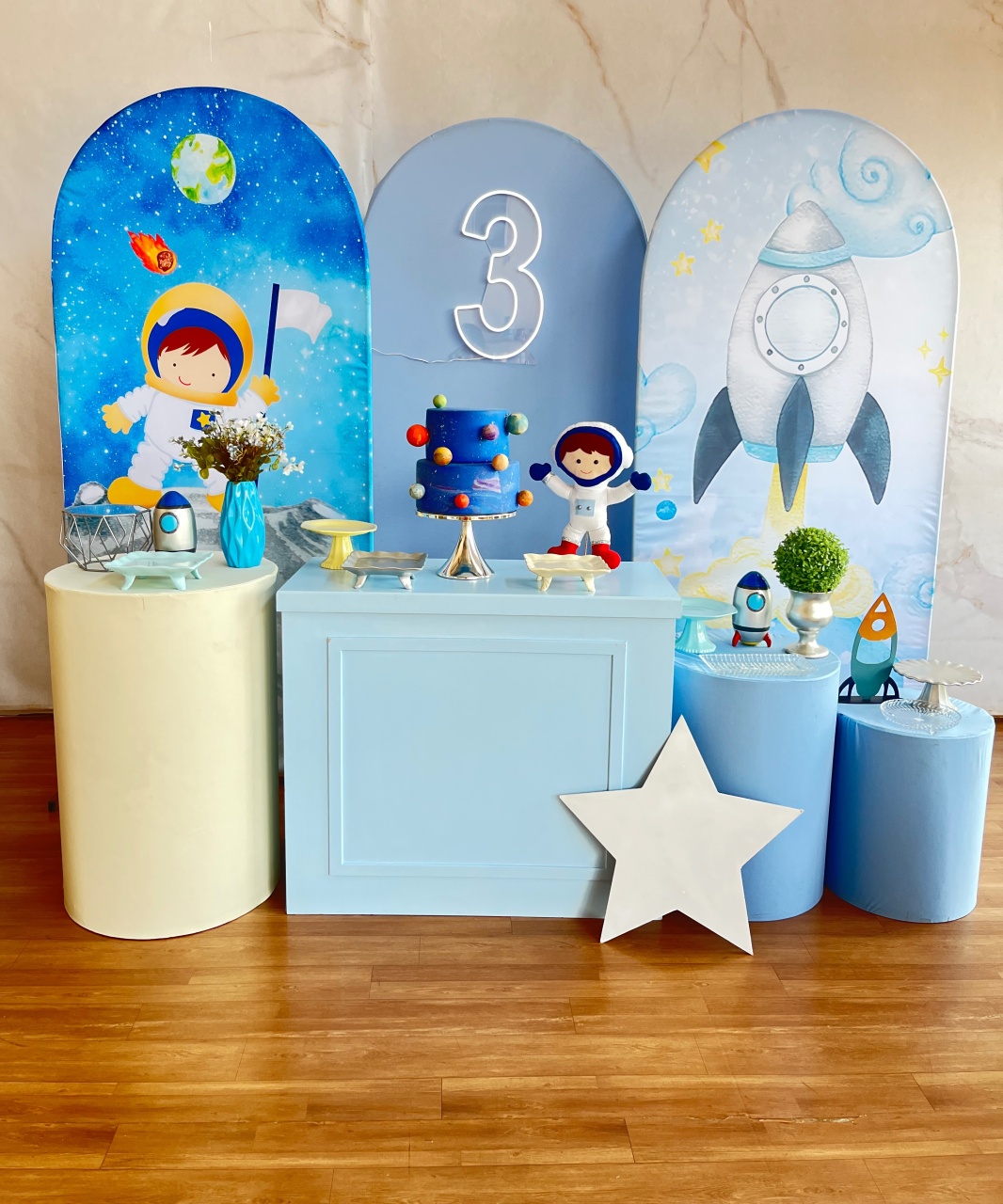 Kit Luxo Astronauta- Premium  - Cantinho da Cris Reis