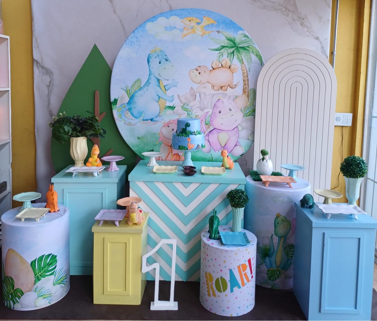 Kit Luxo Dino Baby (2)  - Cantinho da Cris Reis