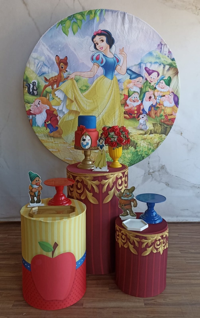  Kit Prata Branca de Neve 1 - Cantinho da Cris Reis