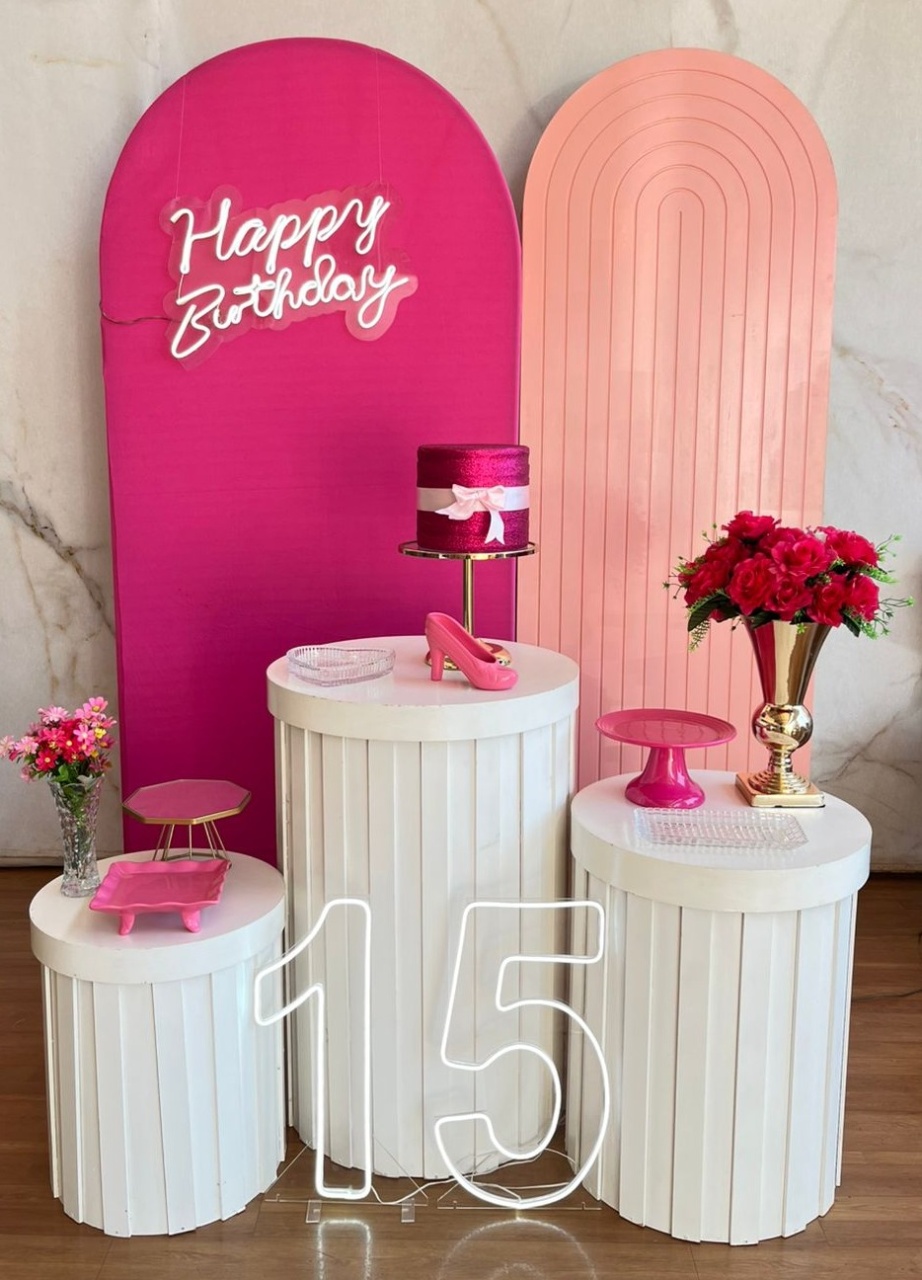15 Anos Pink  - Cantinho da Cris Reis