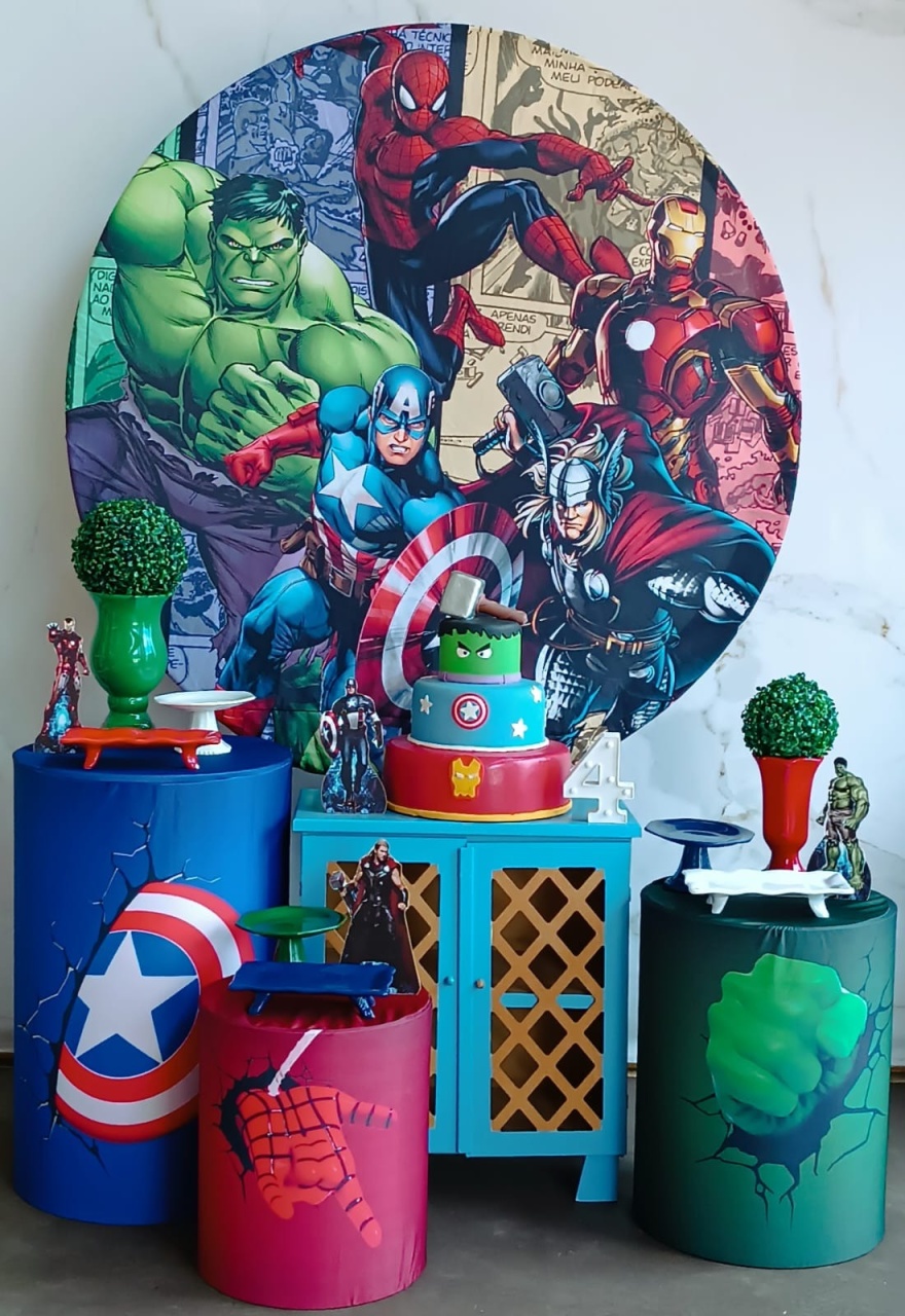Kit Ouro Vingadores (2)  - Cantinho da Cris Reis
