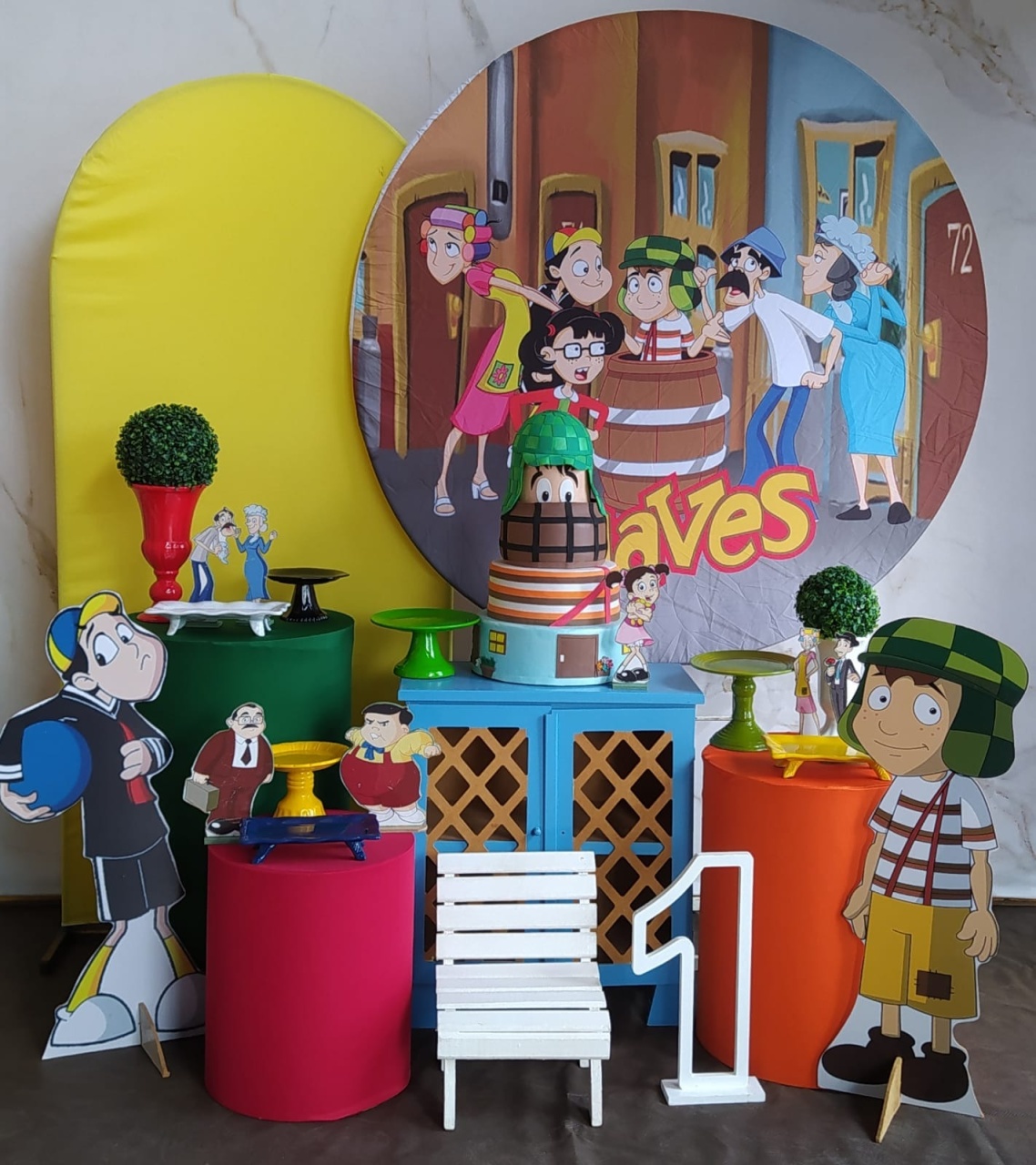 Kit Diamante Turma Do  Chaves - Cantinho da Cris Reis