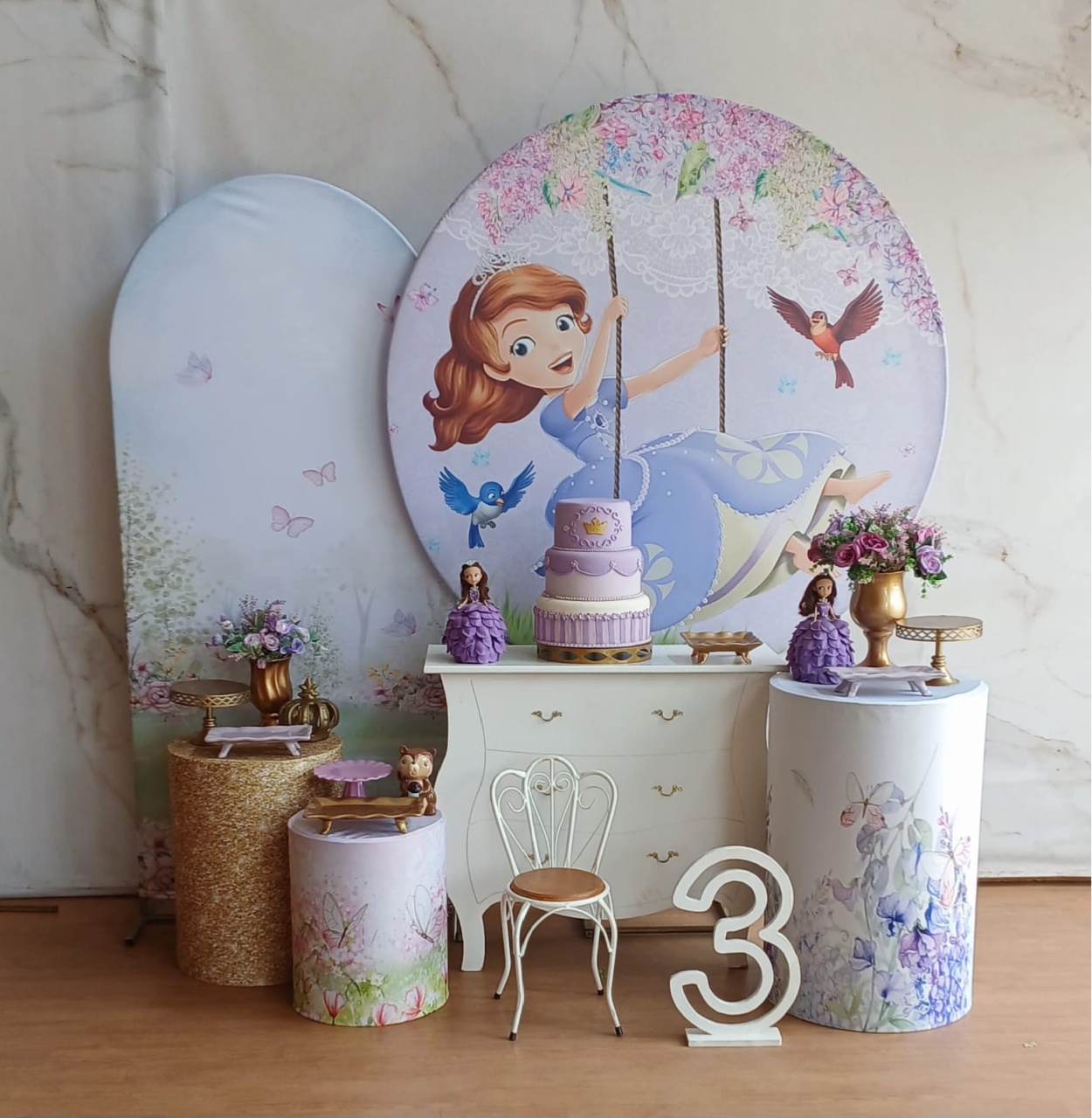 Kit Diamante Princesa Sofia - Cantinho da Cris Reis