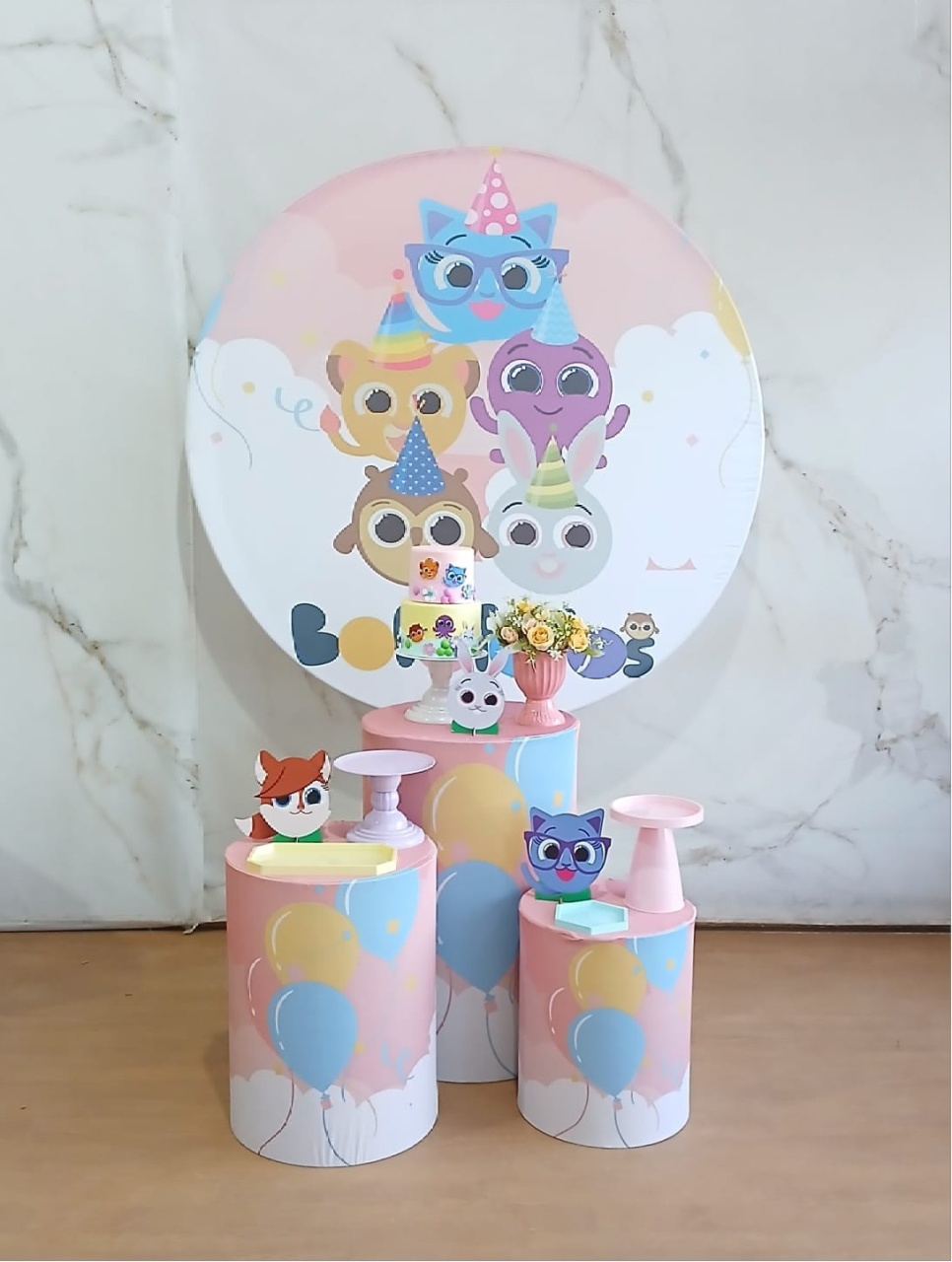 Kit Prata Bolofofo Menina  - Cantinho da Cris Reis
