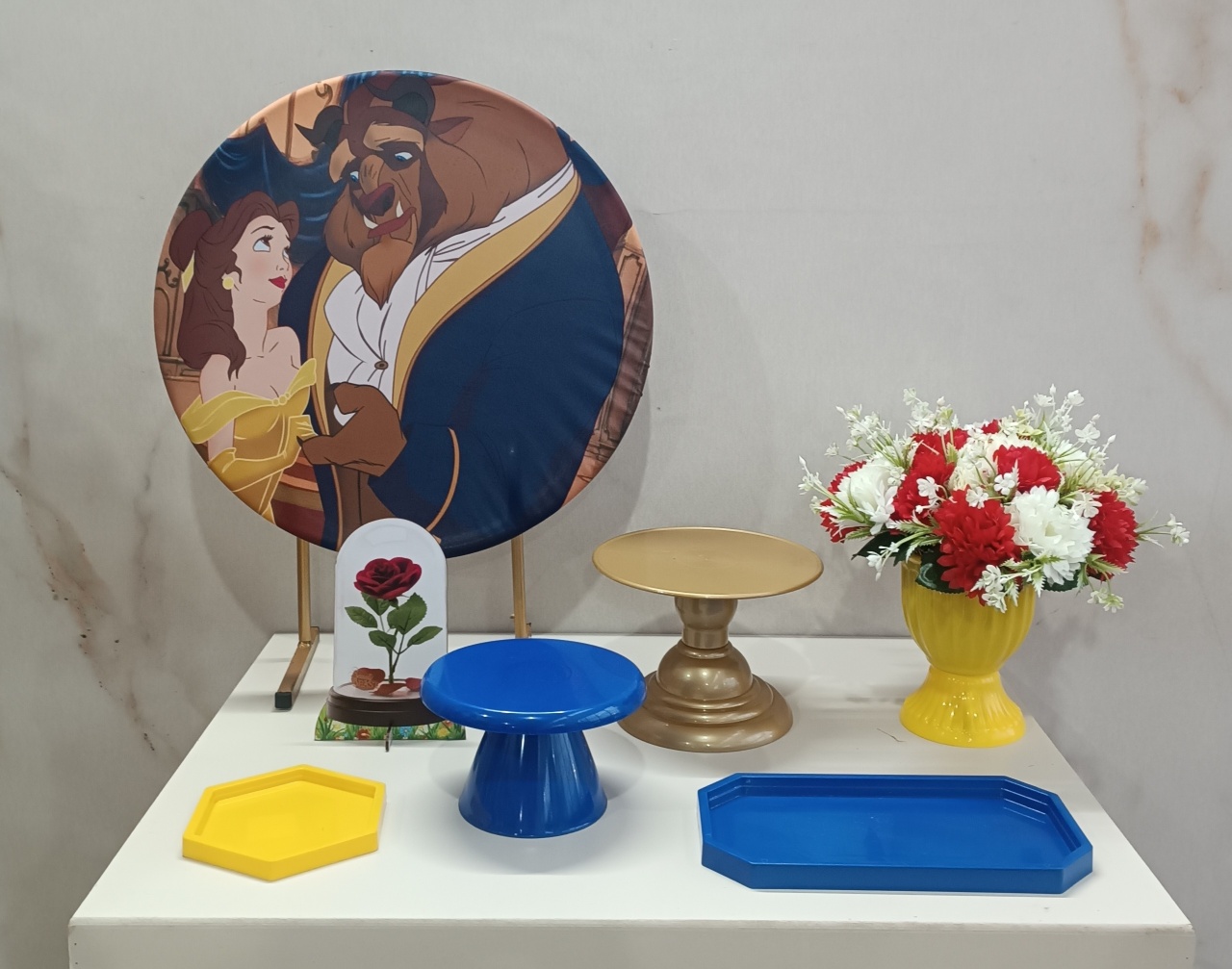 Festa Na Mesa - A Bela E A Fera - Cantinho da Cris Reis