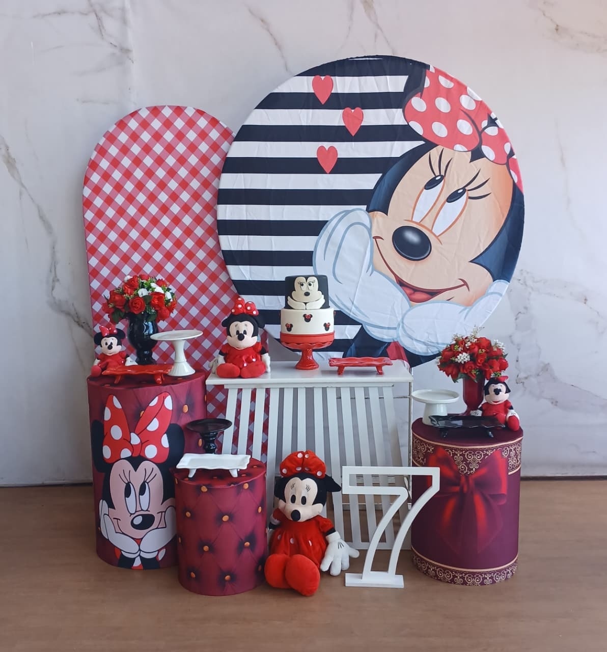 Kit Diamante Minnie Vermelho 2 - Cantinho da Cris Reis