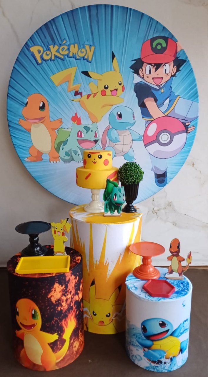 Kit Prata Pokémon - Cantinho da Cris Reis