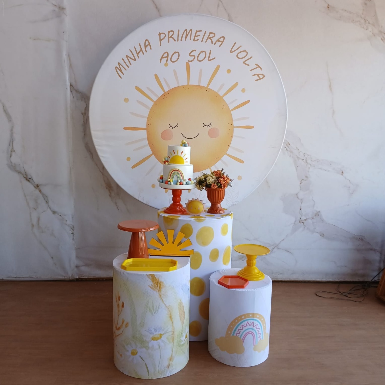 Kit Prata Minha Primeira Volta Ao Sol  - Cantinho da Cris Reis