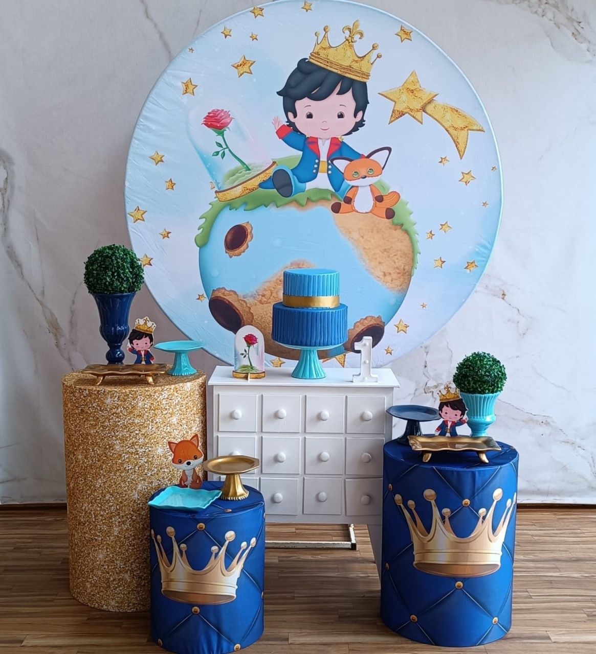 Kit Ouro Pequeno Príncipe - Cantinho da Cris Reis