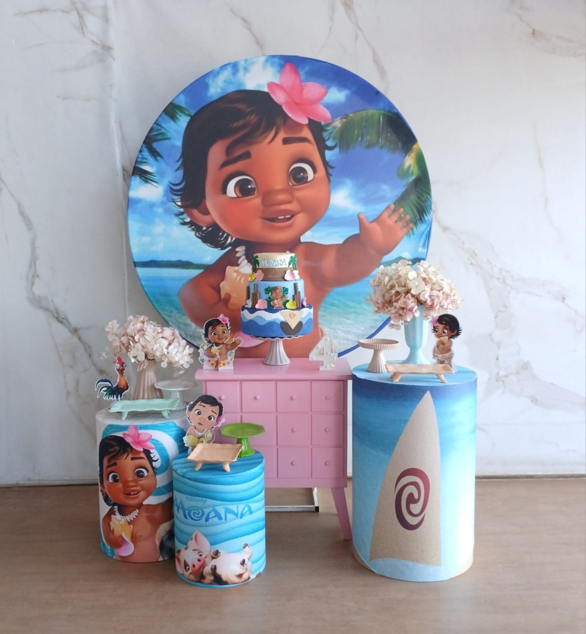 Kit Ouro Moana Baby  - Cantinho da Cris Reis