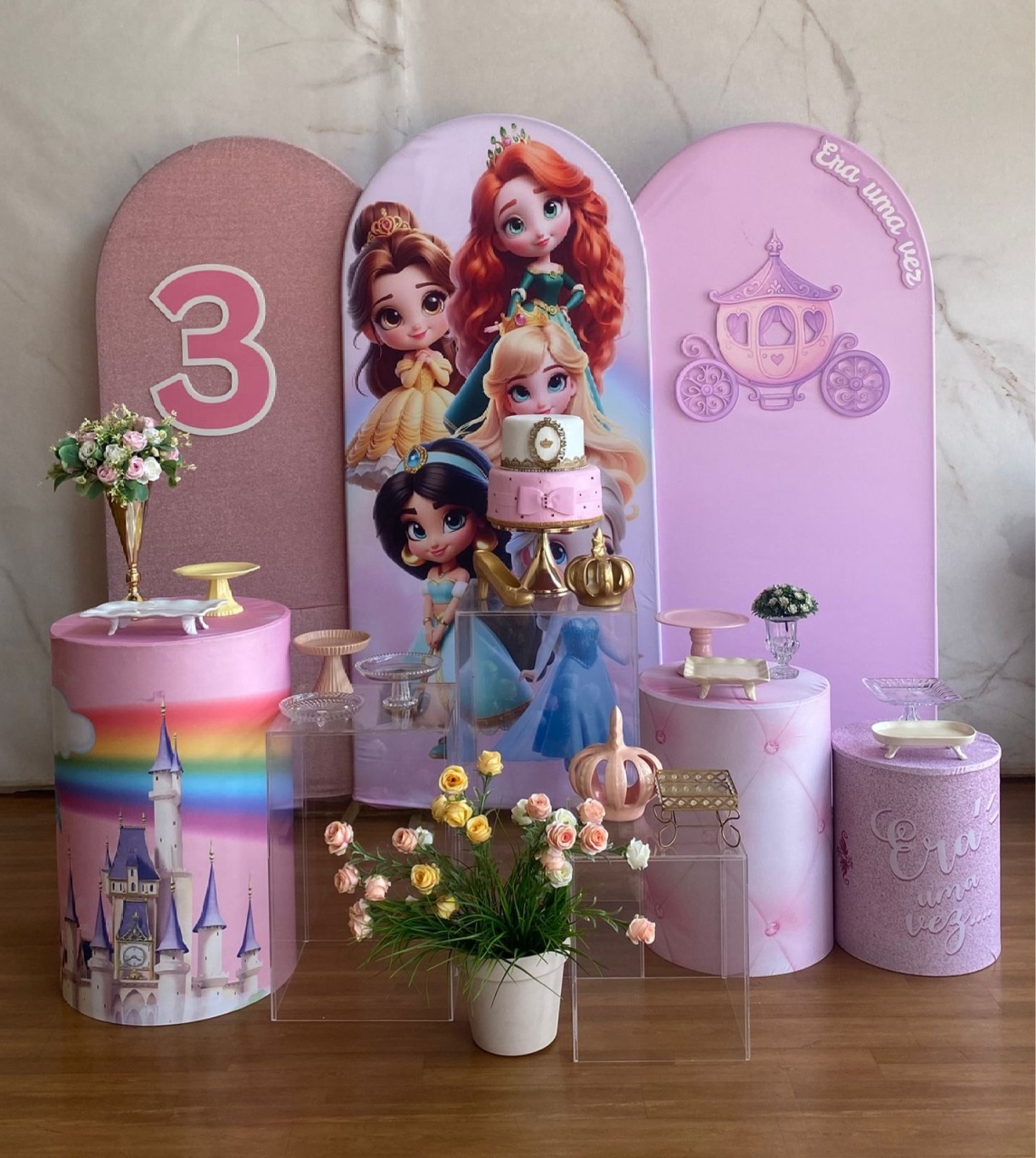 Kit Luxo Princesas- Premium - Cantinho da Cris Reis