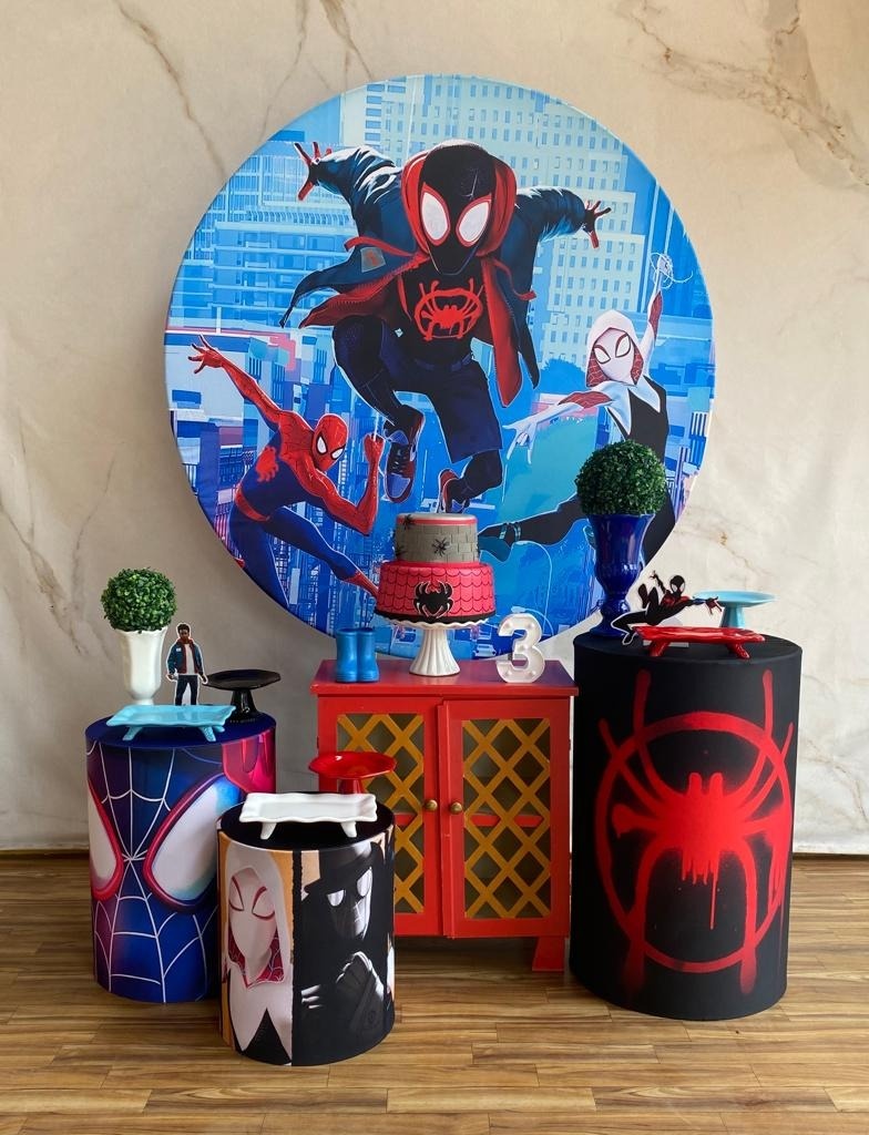 Kit Ouro Homem Aranha Negro (2) - Cantinho da Cris Reis