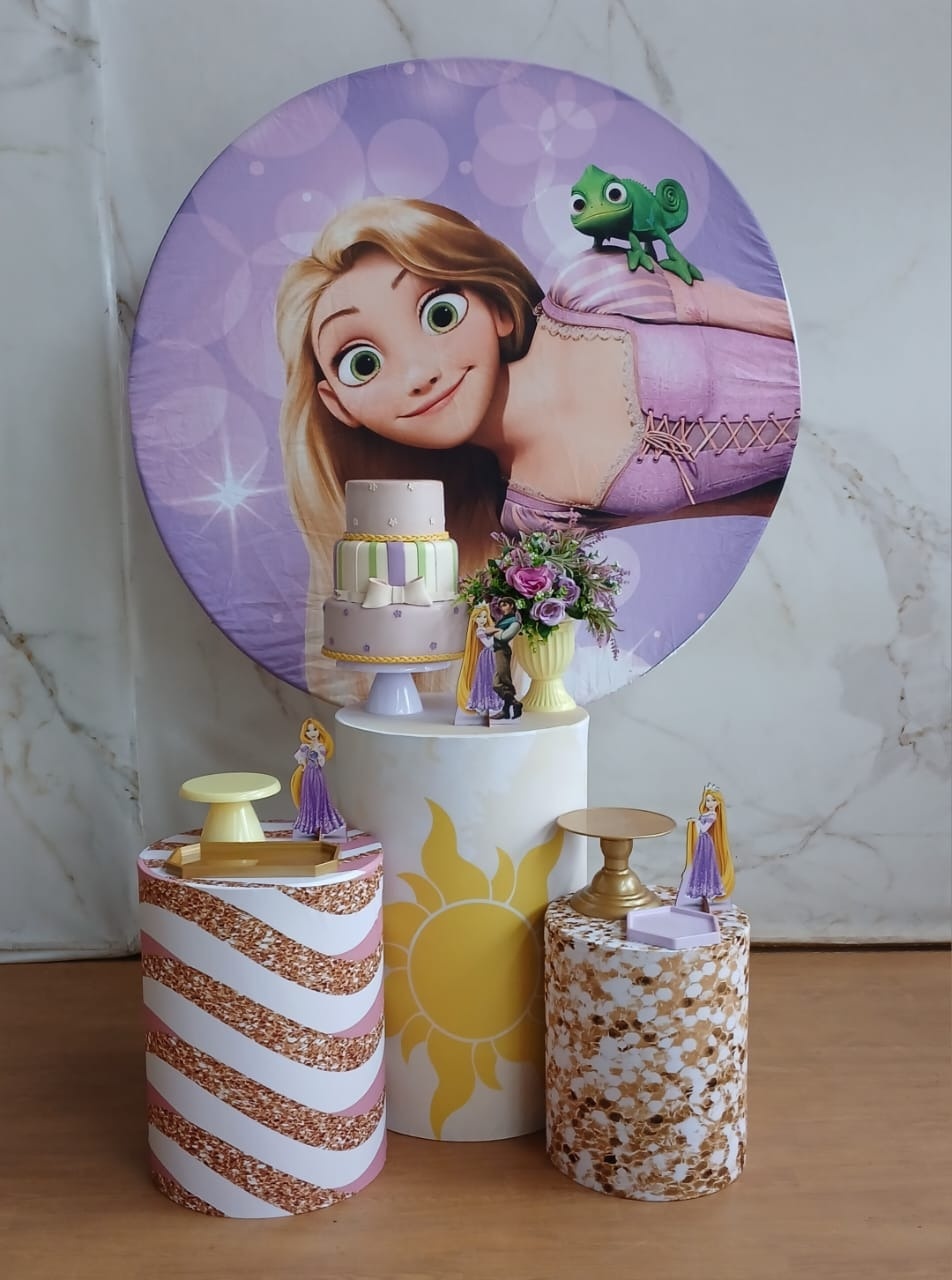 Kit Prata Rapunzel - Cantinho da Cris Reis