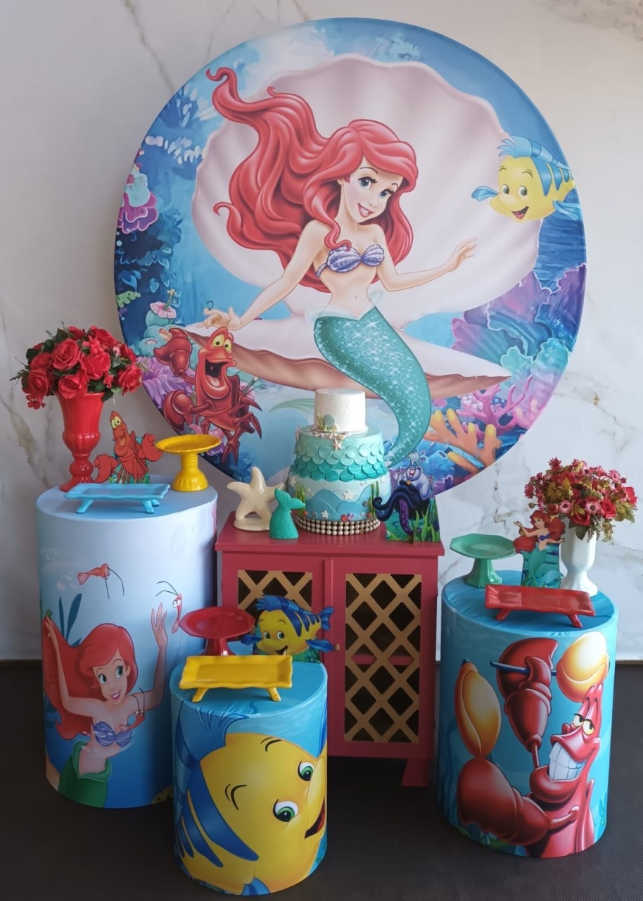 Kit Ouro Pequena Sereia - Cantinho da Cris Reis