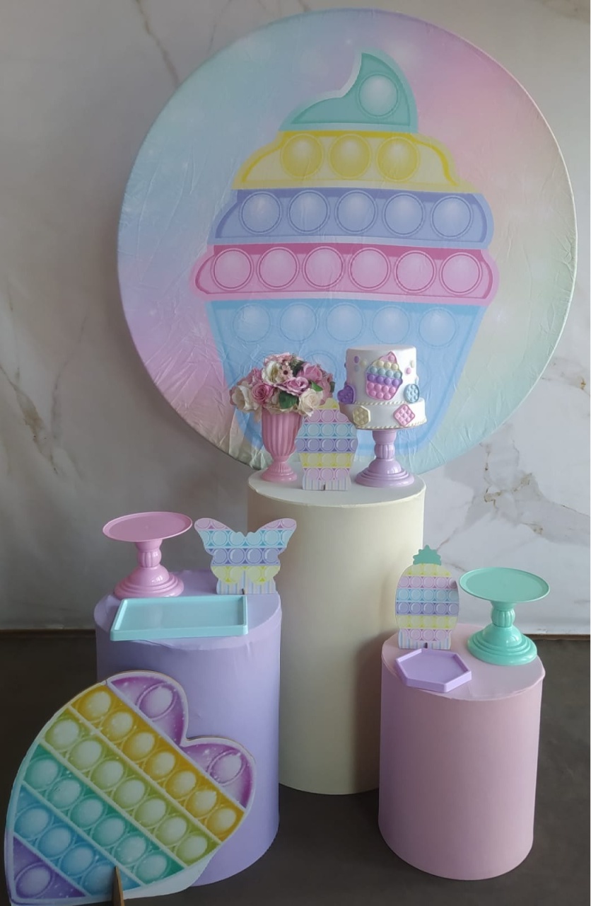 Kit Prata Pop It 1 - Cantinho da Cris Reis