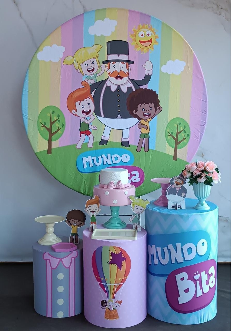 Kit Prata Mundo Bita Menina - Cantinho da Cris Reis