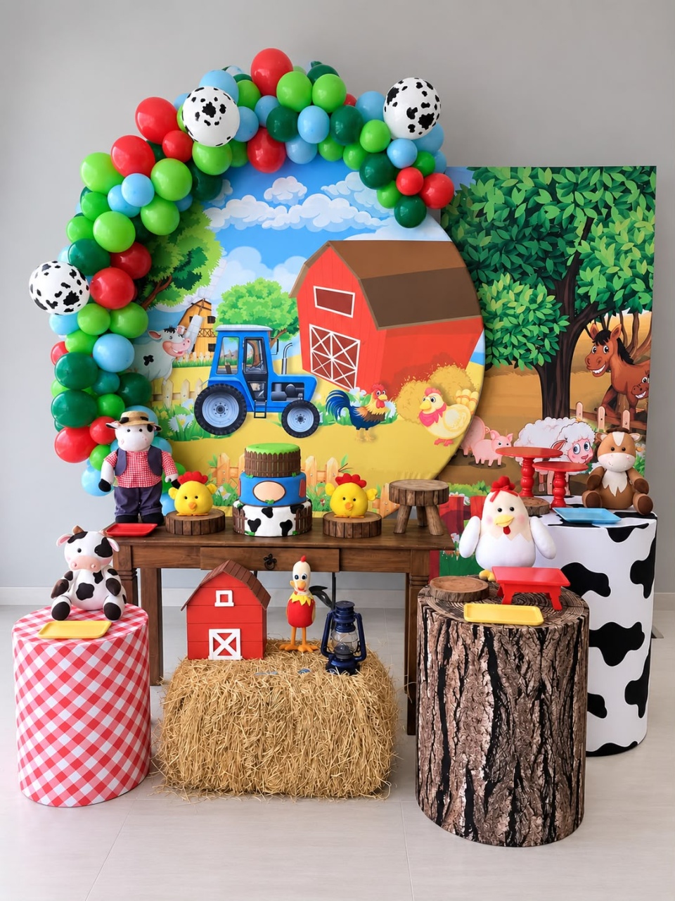 Fazendinha Menino Painel - FABIANA LOPES DECORACOES