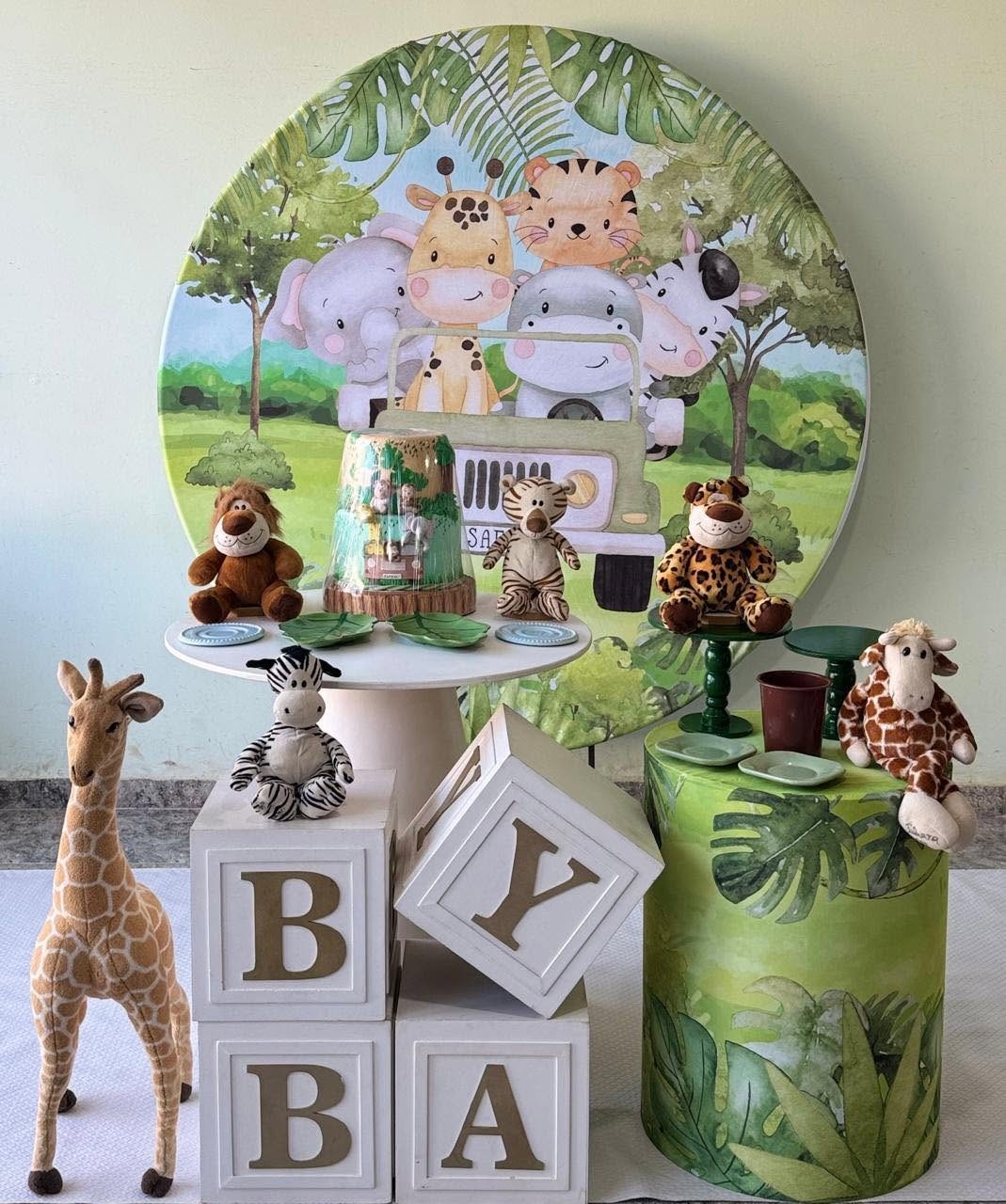 Safari Baby +Cubo Baby - FABIANA LOPES DECORACOES