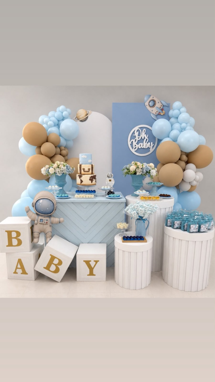 Chá de Bebe Planeta - FABIANA LOPES DECORACOES