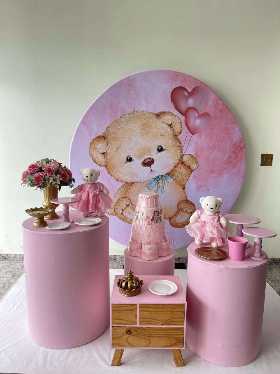 Ursinha Menina - FABIANA LOPES DECORACOES