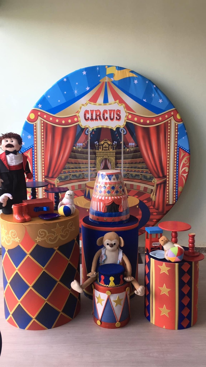 Circo + Tambor - FABIANA LOPES DECORACOES