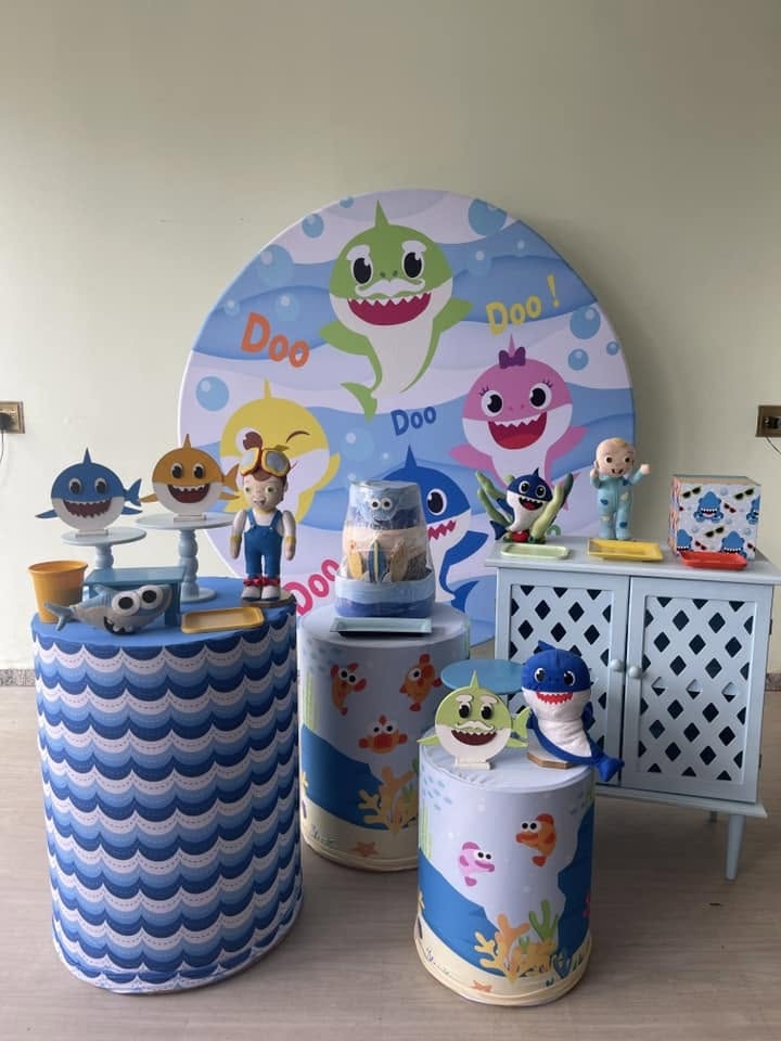 Baby Shark + Comoda - FABIANA LOPES DECORACOES
