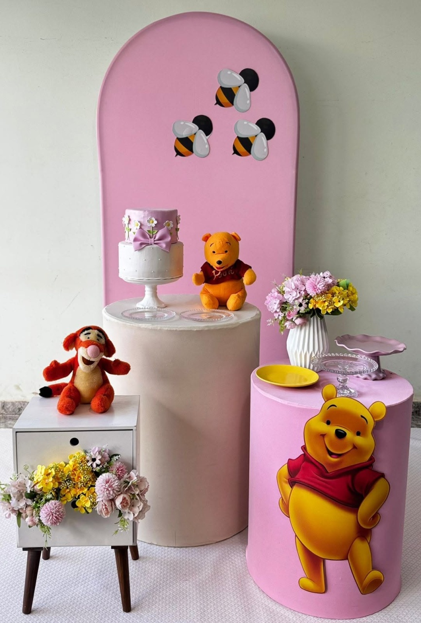 Ursinho Pool Menina - FABIANA LOPES DECORACOES