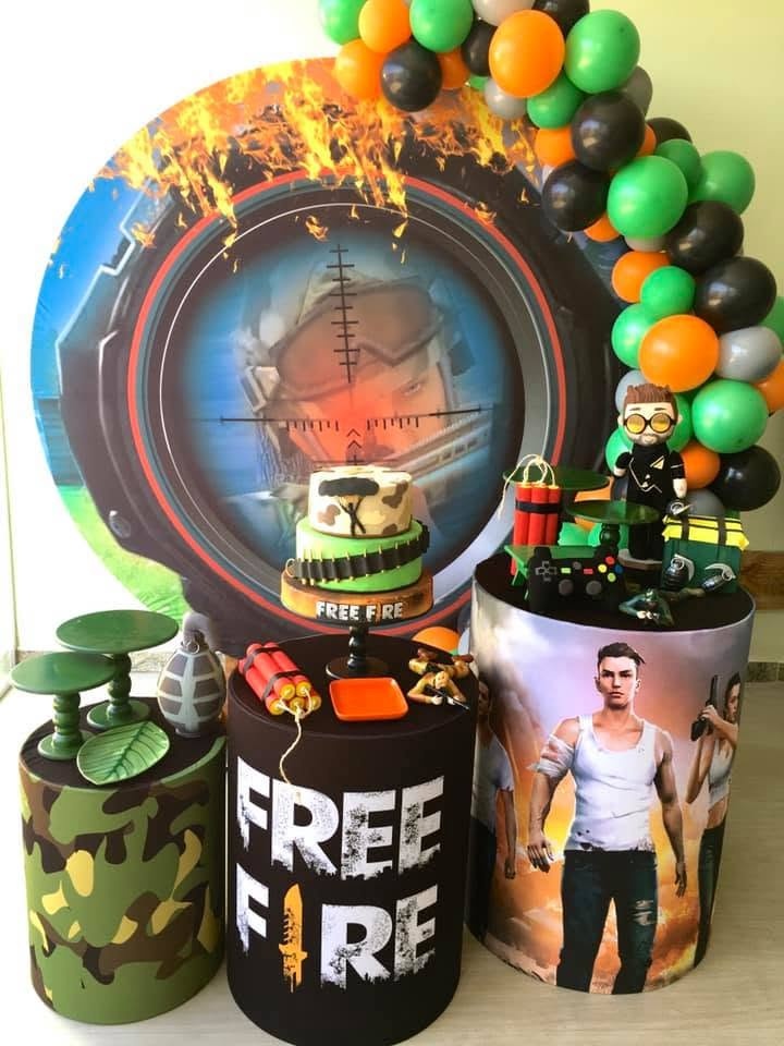 Free Fire - FABIANA LOPES DECORACOES