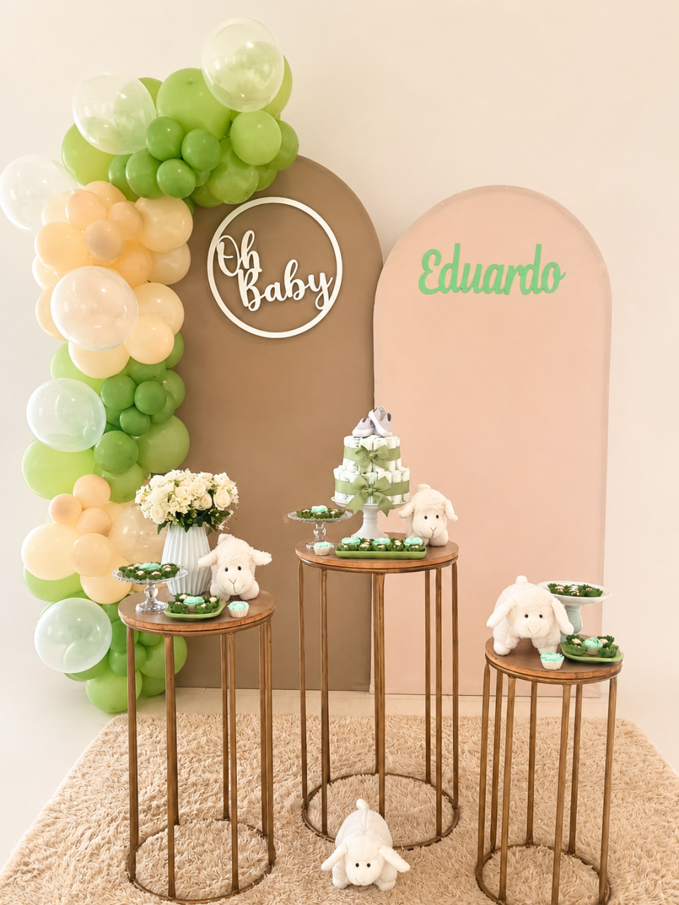 Chá de Bebe Ovelha - FABIANA LOPES DECORACOES