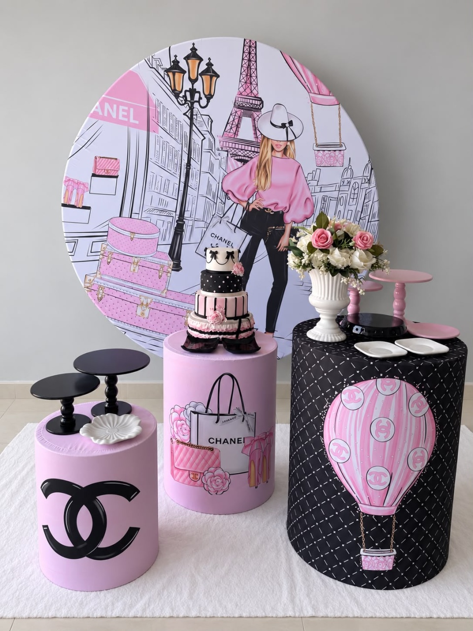 Chanel + Torre Paris - FABIANA LOPES DECORACOES