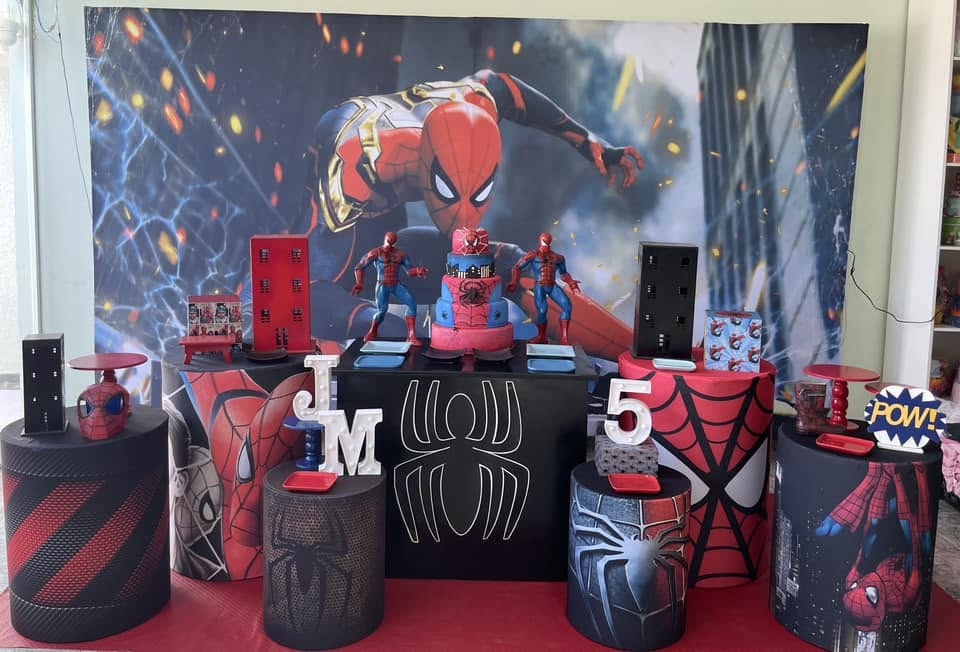 Homem Aranha Painel 4,00 X2,25 - FABIANA LOPES DECORACOES