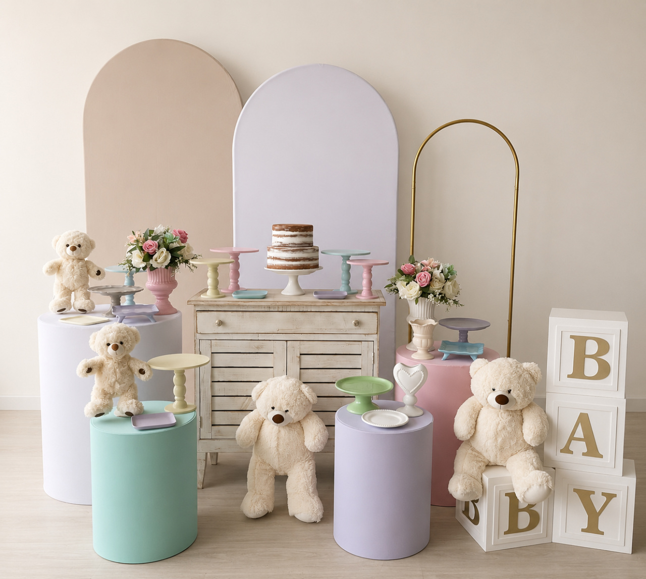 Chá Revelação Lilas 2 - FABIANA LOPES DECORACOES