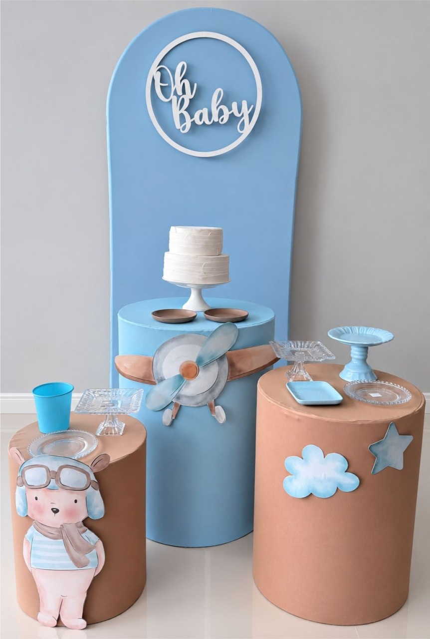 Chá de Bebê Aviador - FABIANA LOPES DECORACOES