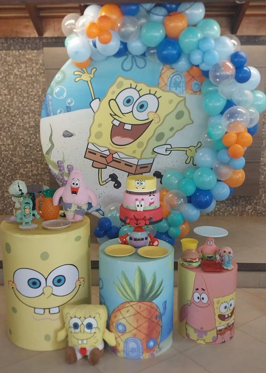 Bob Esponja Menino - FABIANA LOPES DECORACOES