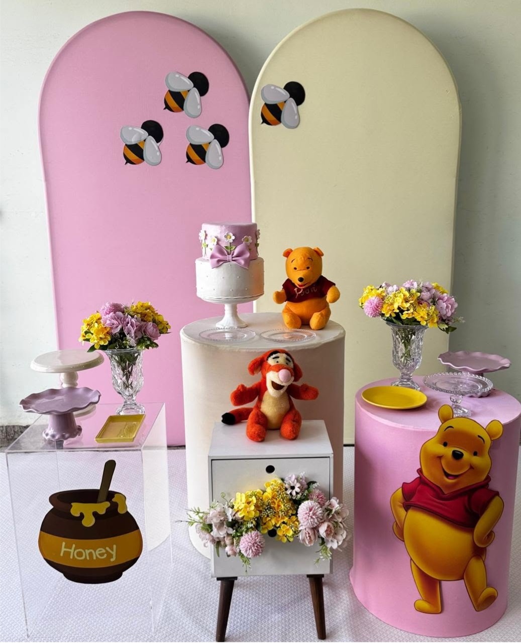 Ursinho Pooh + Acrilico - FABIANA LOPES DECORACOES