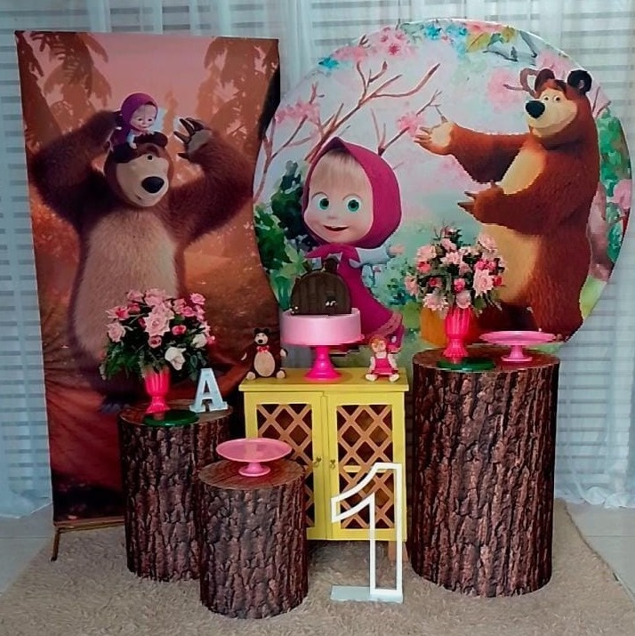 Masha E Urso Kit Ouro - Liviarts Criativa