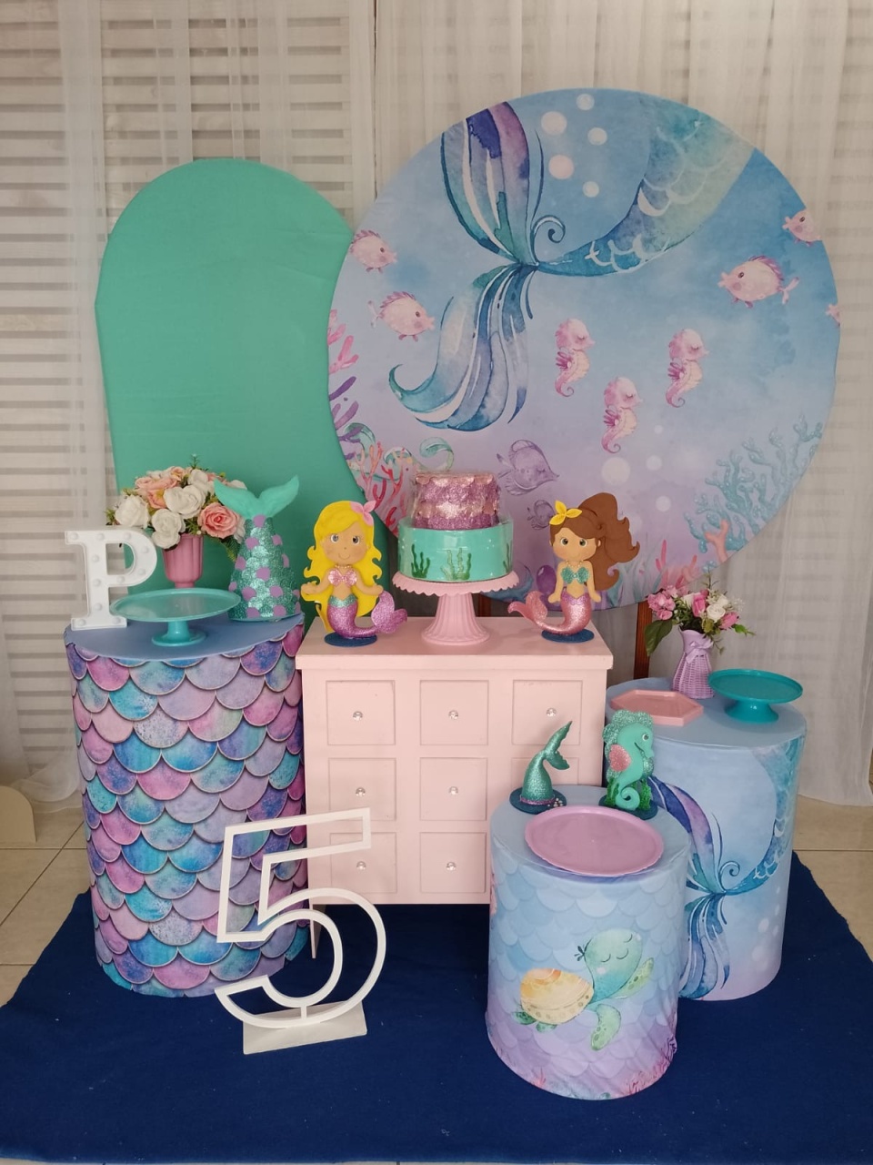  Sereia  Kit Ouro - Liviarts Criativa