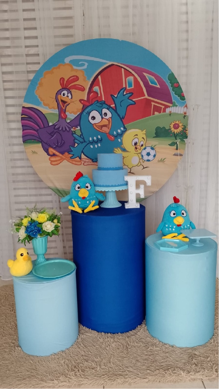 Galinha Pintadinha Kit Prata - Liviarts Criativa