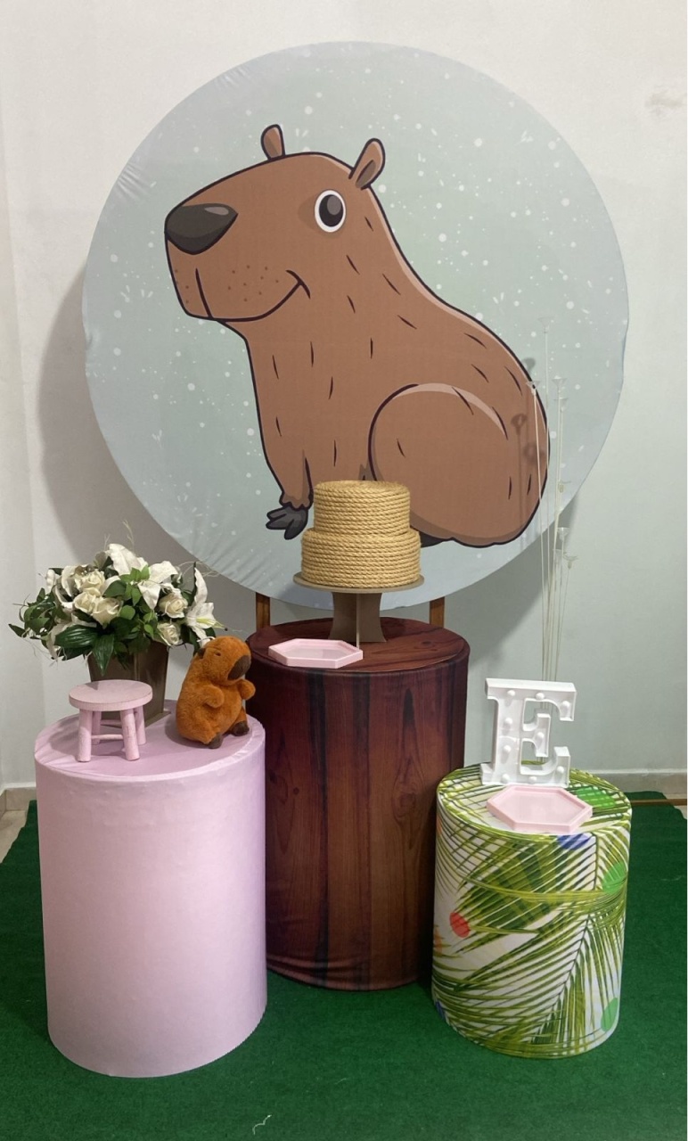 Capivara Kit Prata - Liviarts Criativa