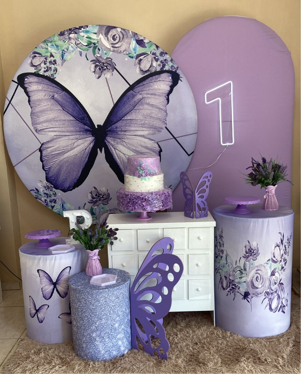  Borboleta Lilas Kit Diamante - Liviarts Criativa