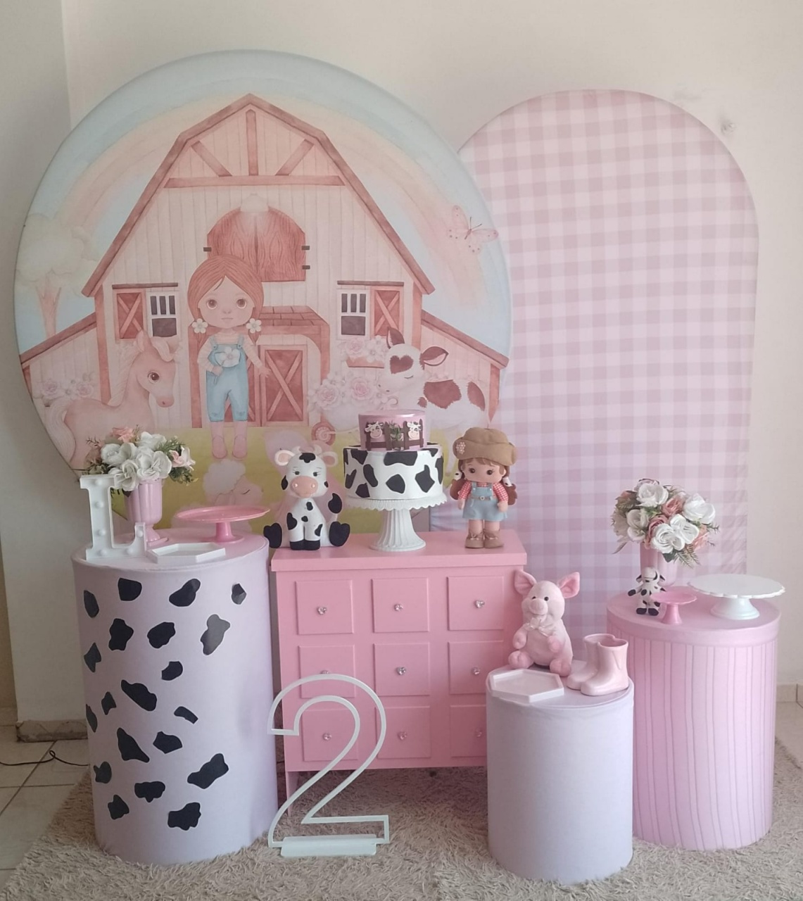 Fazendinha Rosa Kit Ouro 2 - Liviarts Criativa