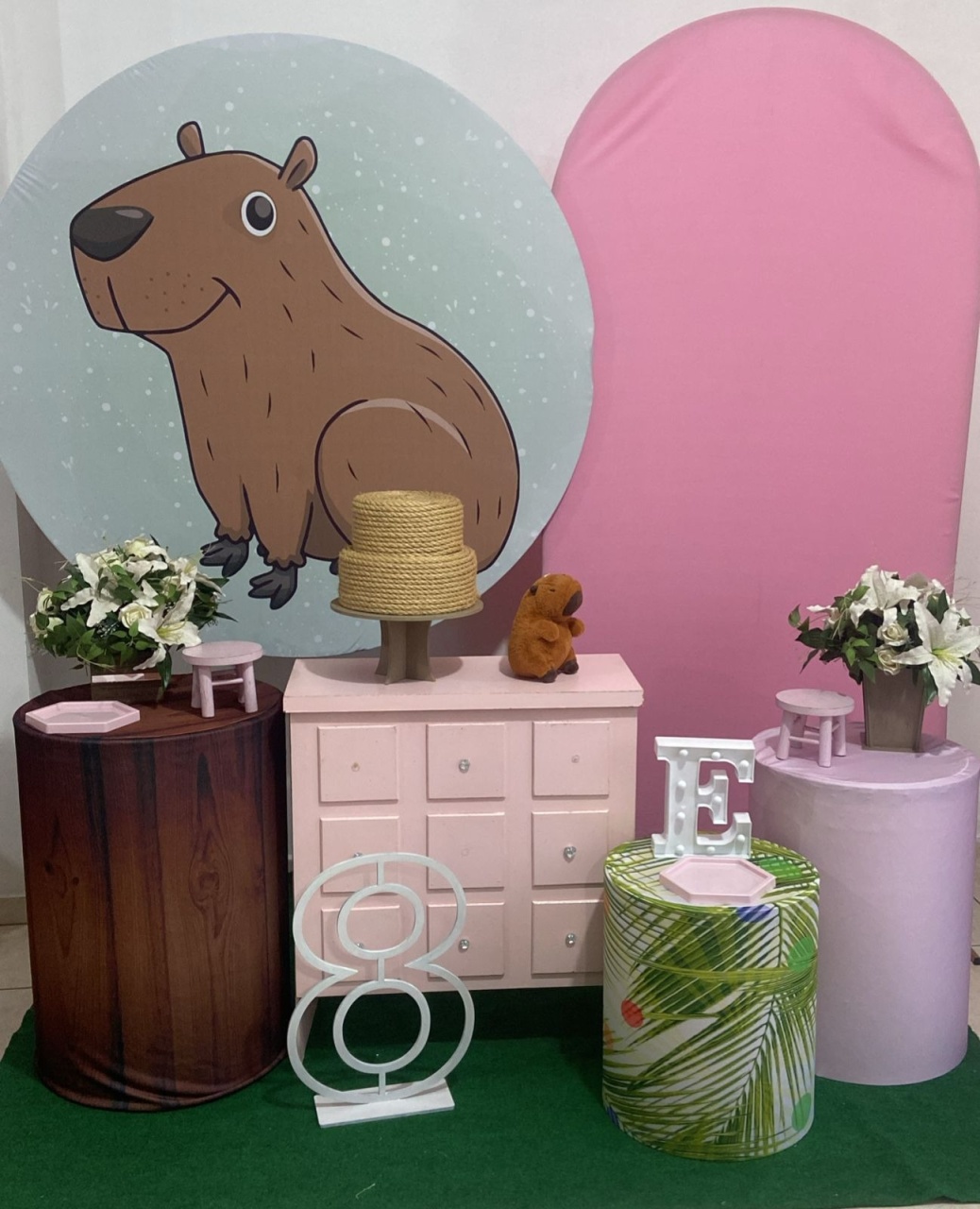 Capivara Kit Ouro - Liviarts Criativa