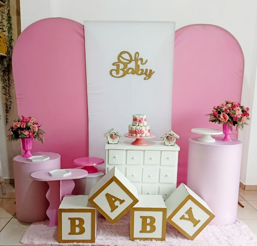 Chá de Bb Jardim Composição 2 - Liviarts Criativa