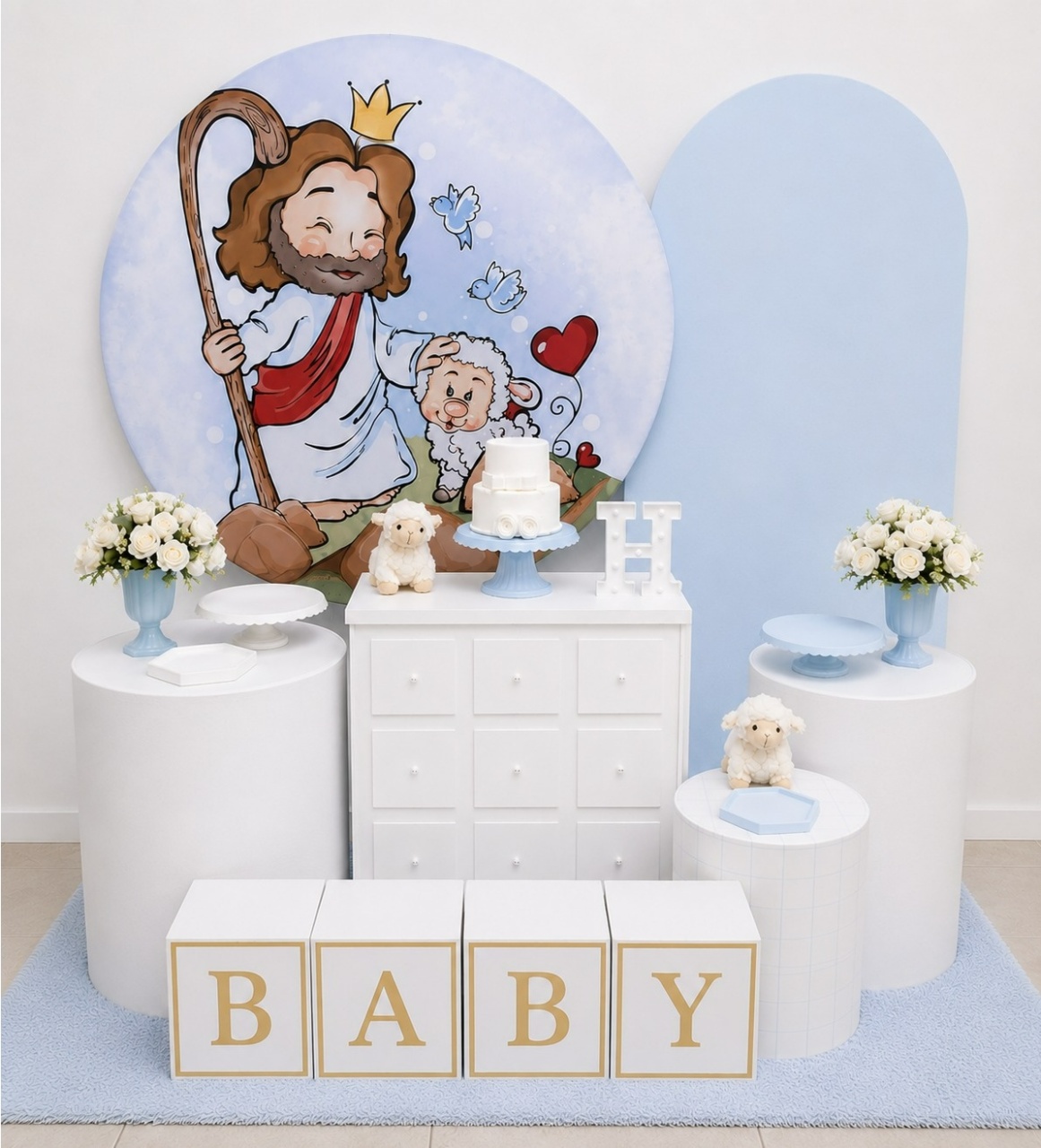 Chá de Bb Jesus Kit Diamante - Liviarts Criativa