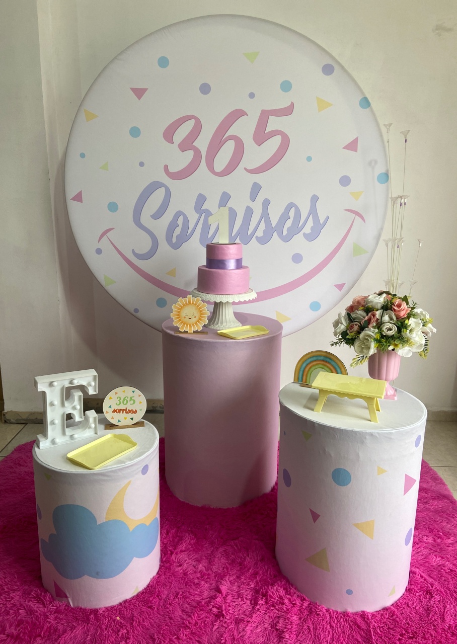 365 Sorrisos Menina Kit Prata - Liviarts Criativa