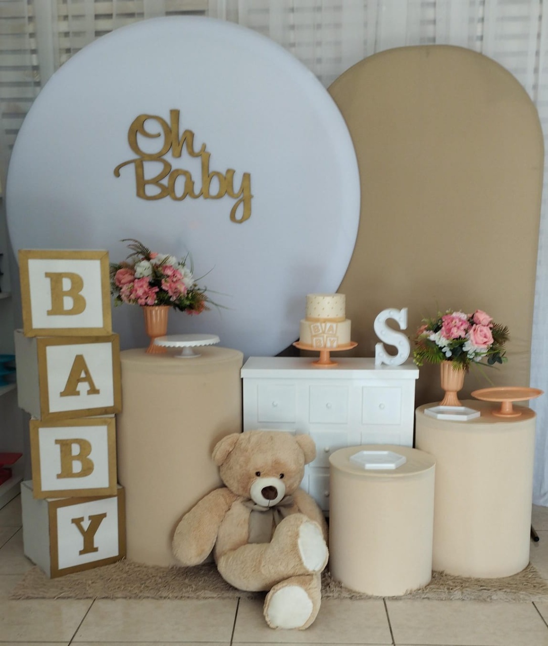  Chá de Bb Oh Baby Nude Kit Diamante - Liviarts Criativa