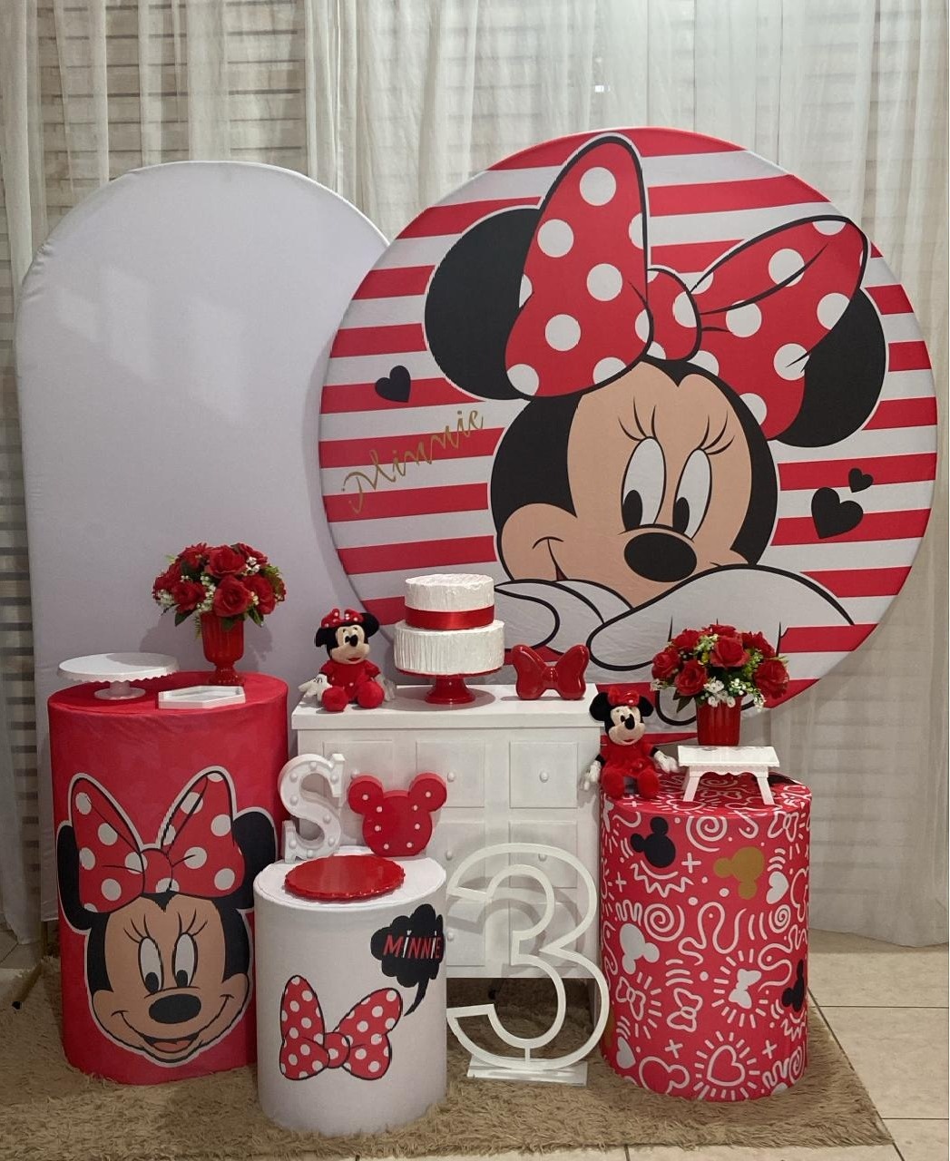 Miney Vermelha Kit Ouro - Liviarts Criativa